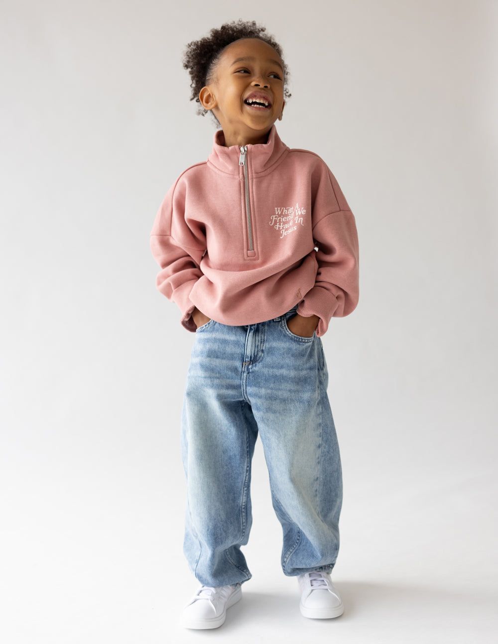 What a Friend in Jesus Kids Half-Zip