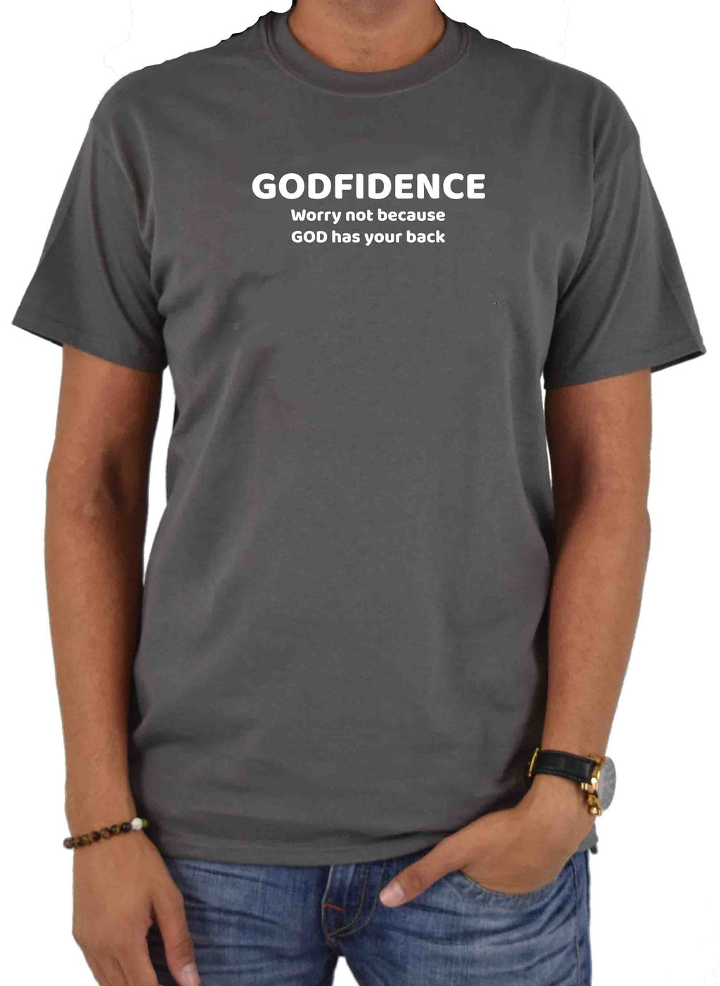 Godfidence Worry not because GOD has your back T-Shirt