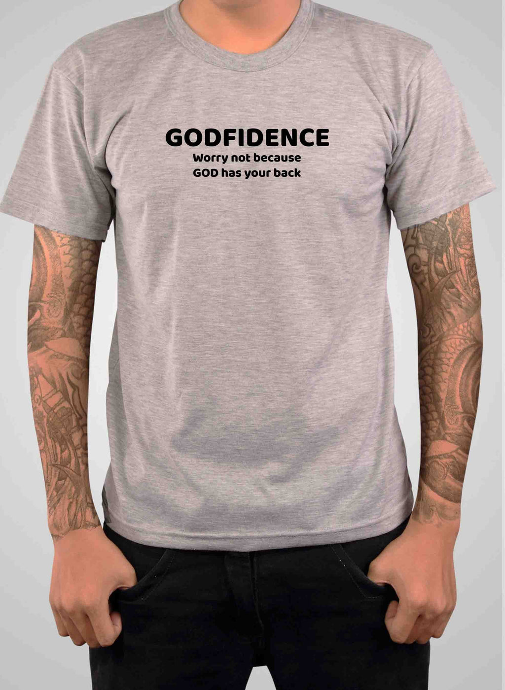 Godfidence Worry not because GOD has your back T-Shirt