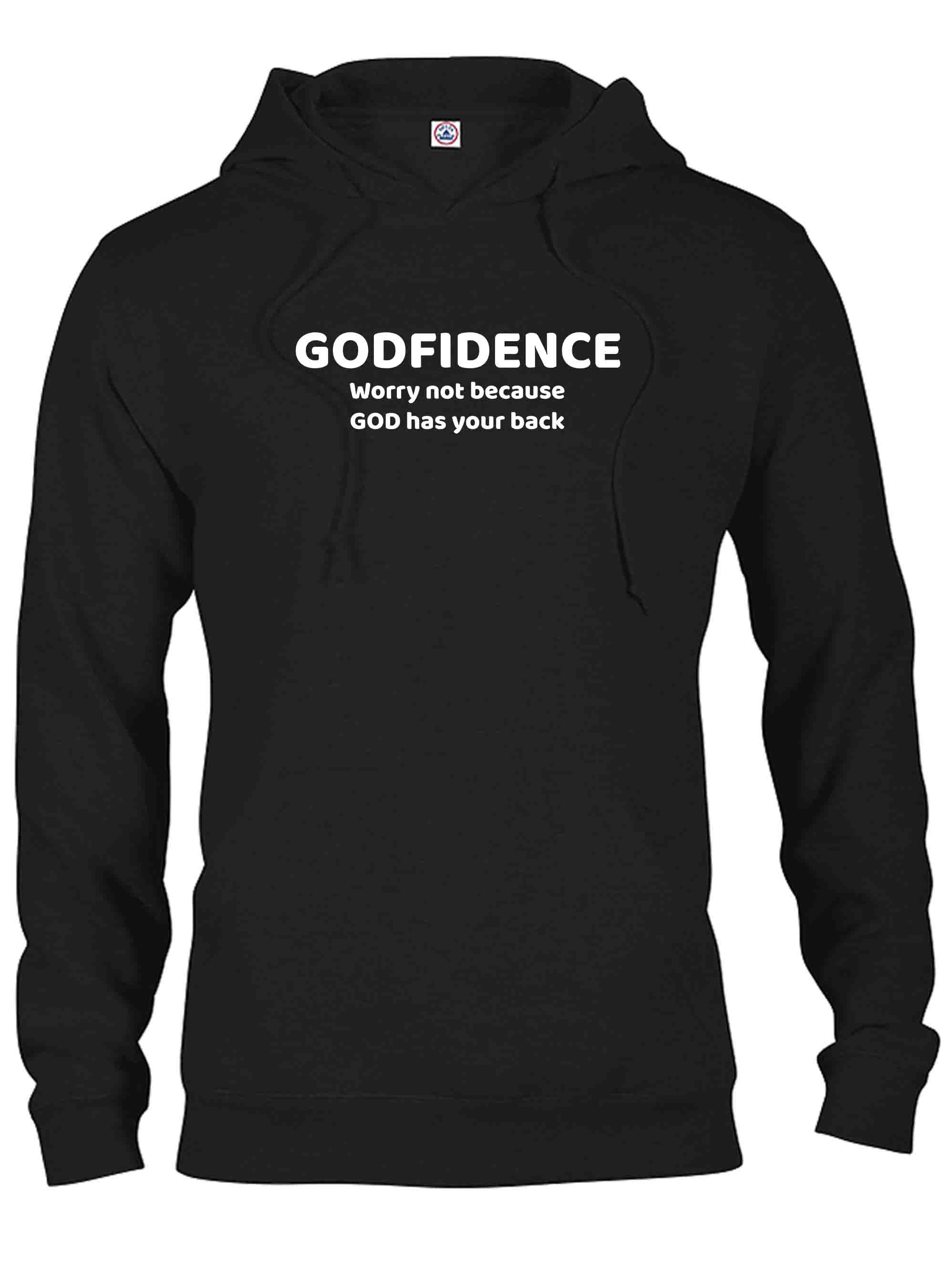 Godfidence Worry not because GOD has your back T-Shirt